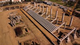 Így áll a Temesvári Hősök Arénájának építése